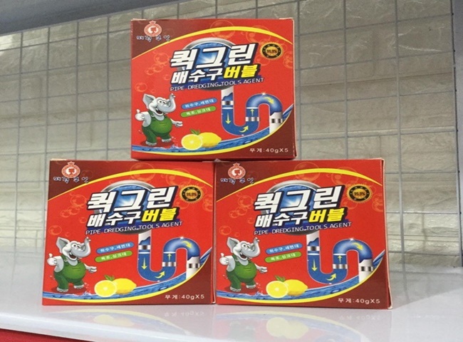 Ưu điểm của bột thông cống Hàn Quốc