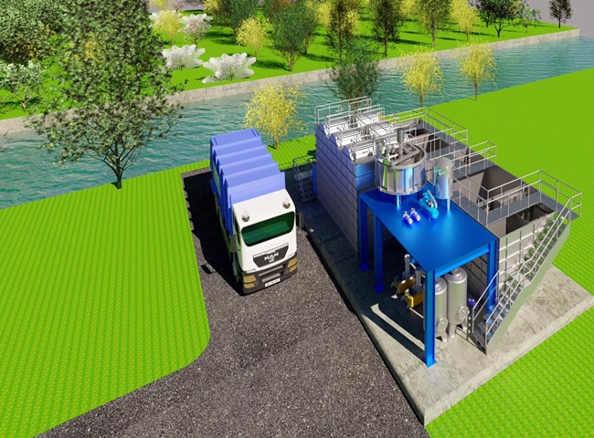 Công ty cho thuê xe bồn vận chuyển bùn vi sinh quận 10 Bảo Phát