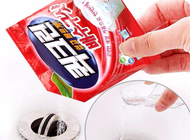 Th&ocirc;ng nghẹt bồn rửa ch&eacute;n phường T&acirc;n Định quận 1 - D&ugrave;ng bột th&ocirc;ng tắc bồn rửa ch&eacute;n
