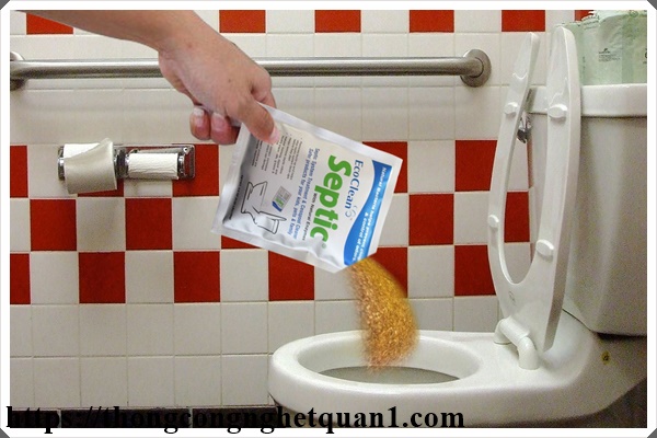 Th&ocirc;ng tắc cống hiệu quả bằng bột th&ocirc;ng cống