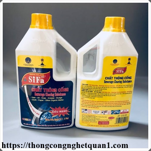 Nước th&ocirc;ng tắc bồn cầu Sifa cực mạnh