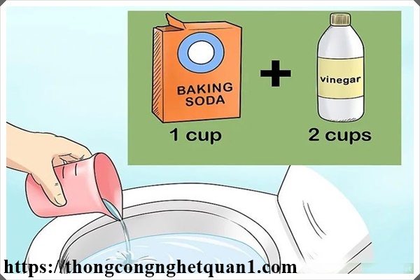 C&aacute;ch th&ocirc;ng bồn rửa tay bằng baking soda