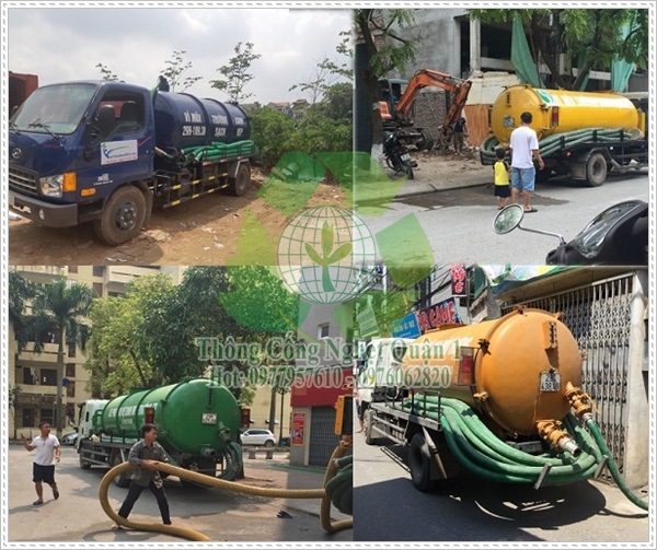 H&uacute;t bể phốt tại huyện Ba V&igrave;