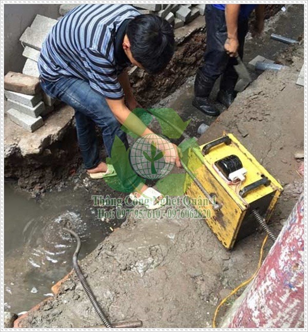 Hút bể phốt huyện Sóc Sơn.