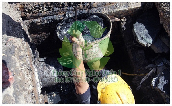 Hút bể phốt tại Lương Yên.